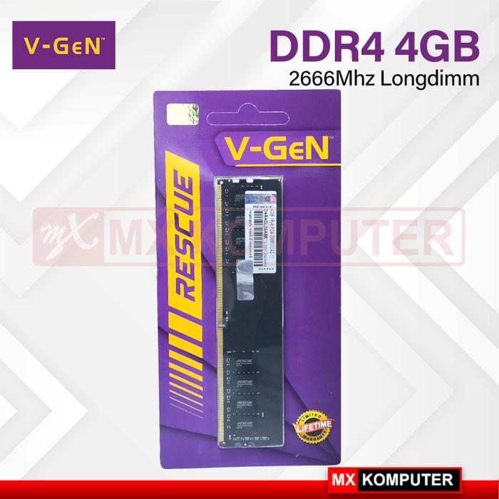RAM Vgen DDR4 4GB 2666 Mhz Longdimm Rescue