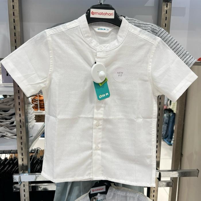 Baju Koko Texture Anak Laki-laki LITTL3-M 100% Original Matahari Dept. Store