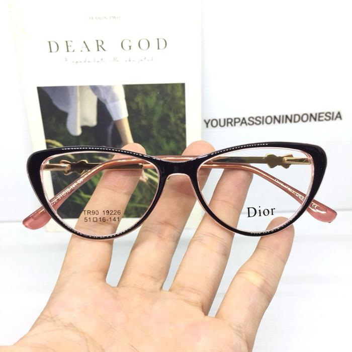 TBK 19226 Kacamata Minus -0.50 sd -4.00 Kacamata Model Cat Eye Minus Cewek Fashion