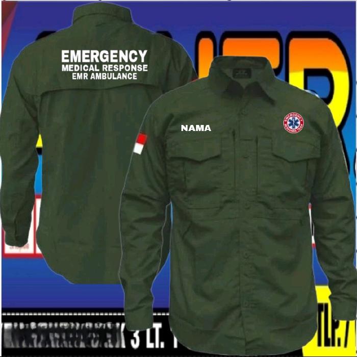 kemeja tactical emergency baju emergency seragam emergency Pdh emergency kemeja kerja emergency baju