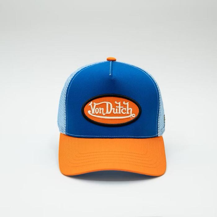 VONDUTCH topi cap trucker orange biru NEW ORIGINAL 100%