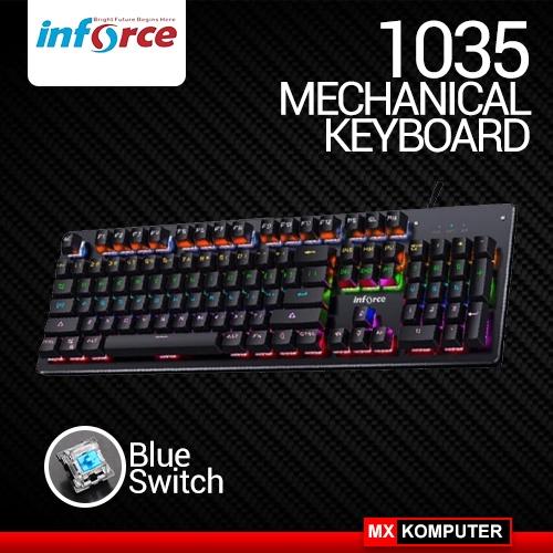 KEYBOARD MECHANICAL INFORCE GAMING KB1035 1035 ILLUMINATED WIRED