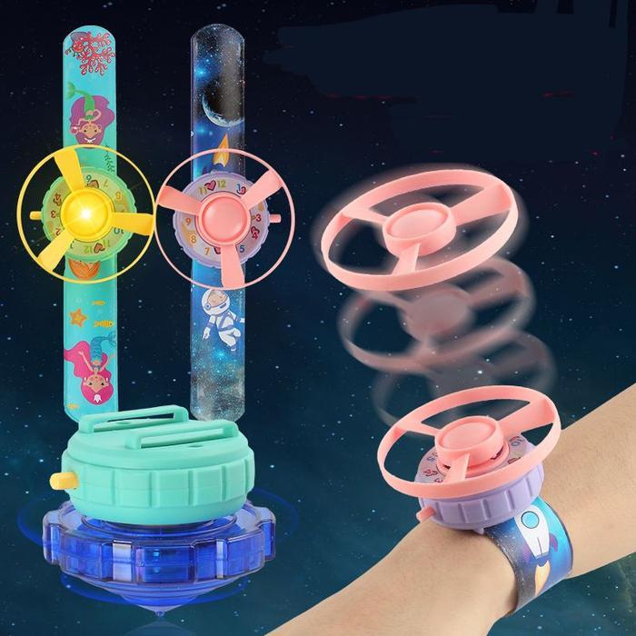 PREMIUM [IM]Mainan Jam Tangan Gasing Piring Terbang / Bamboo Dragonfly Toys / Mainan Anak Gelang Bal
