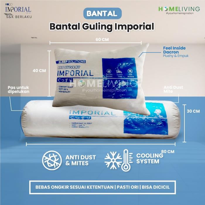 HOMELIVING - Bantal DAKRON IMPORIAL - dakron anti kempes - bantal murah pontianak