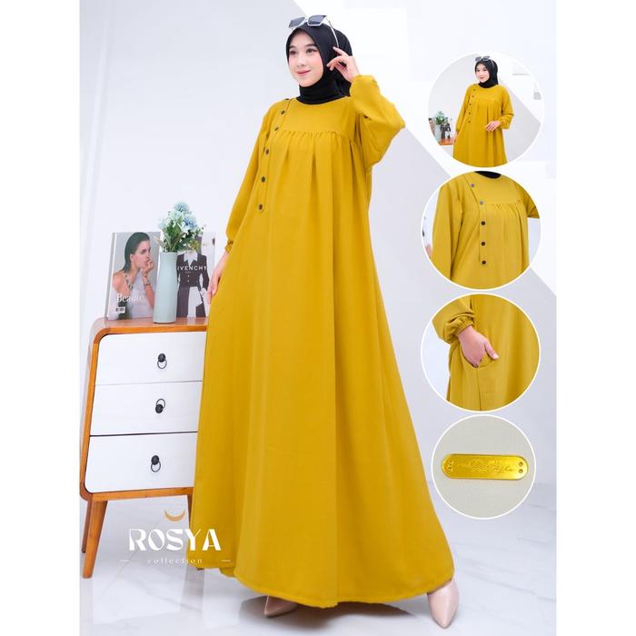 GAMIS KALEELA  Bahan Crinkle Airflow Premium  by Rosya