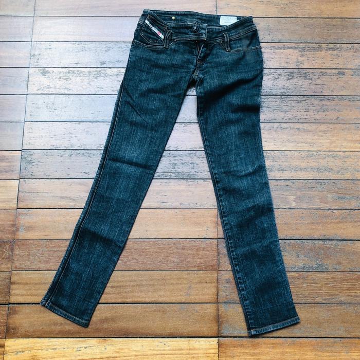 PRELOVED Diesel Matic Jeans Wanita W28 - Black Skinny Fit/JEANS WANITA/BRANDED ORIGINAL AUTHENTIC