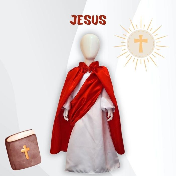 Yesus Baju Kostum Keagamaan/Baju Jubah Yesus Size Anak Dan Dewasa/Jesus Biblical Costume