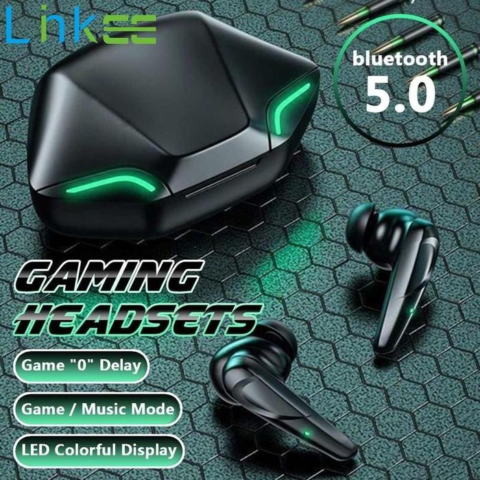 NicEseed G11 Earphone Gaming Bluetooth, Headset Olahraga dengan