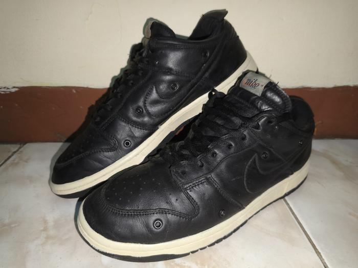 SB Dunk Low X Off White Black, Size 47.5/31cm China (2ND, Kondisi 80%, Minus Tali tambahan dan Tag B