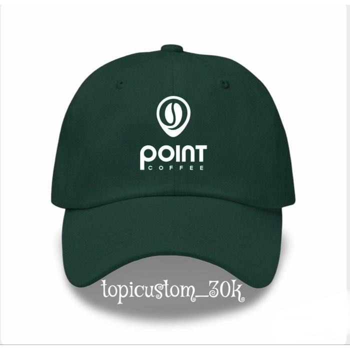 Topi Baseball Cap Bordir Point Coffee Always On Point