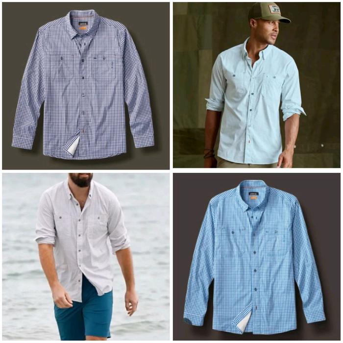 Kemeja Orvis Long Sleeve Kemeja Kotak Long Sleeve