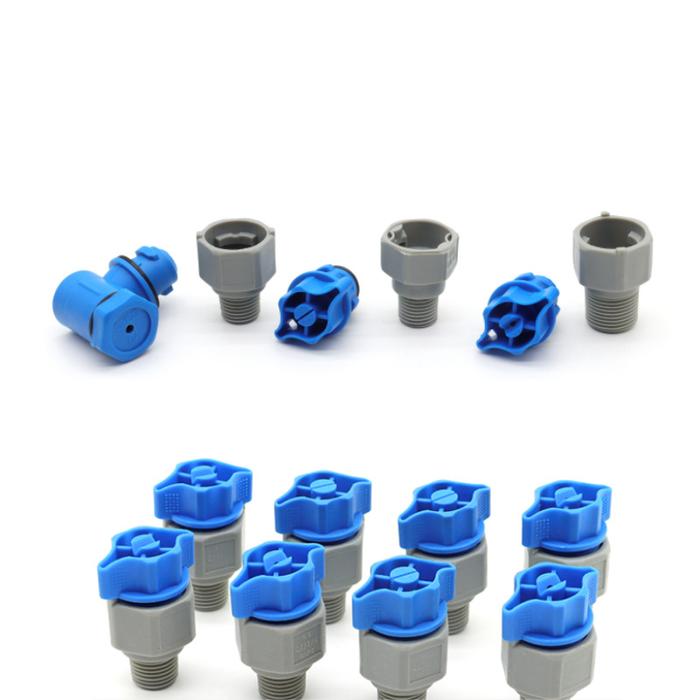 PP Cepat Rilis PCB Etcher Nozzle, Padat/Kipas Kerucut Semprot Nozzle,