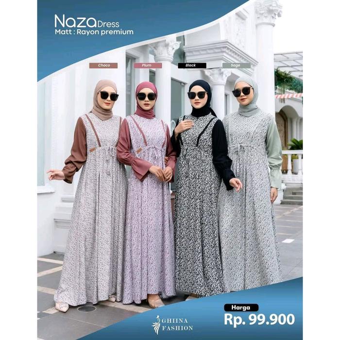 Nasa Dress Gamis Muslim Wanita Dewasa