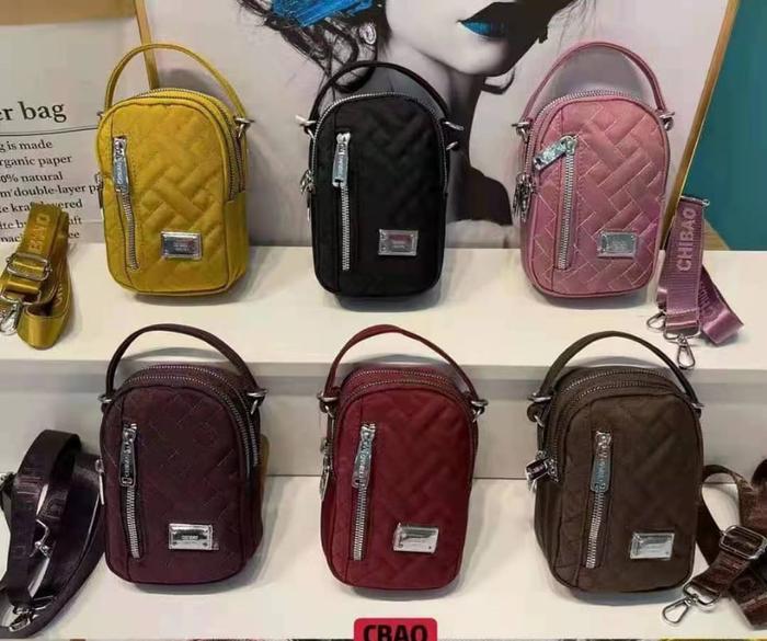 TAS SELEMPANG MINI POUCH HP WANITA CHIBAO IMPORT Kanvas