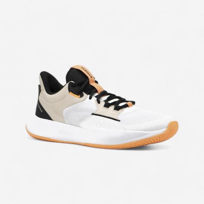 Decathlon TARMAK Sepatu Basket Pria/Wanita Fast 500 Low - Putih - 8759692