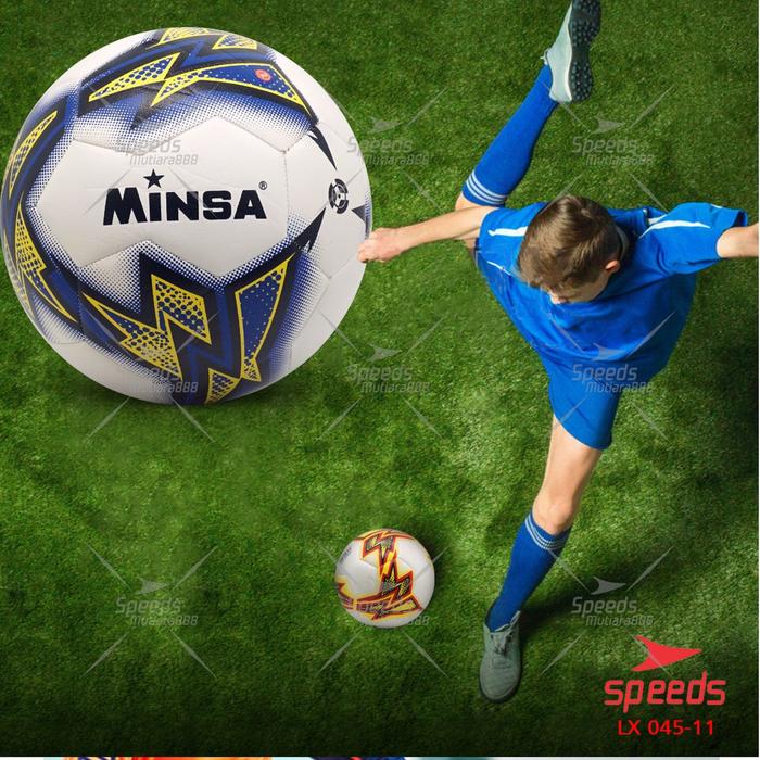 SPEEDS Bola Futsal Sepak Bola Original Minsa Olahraga Outdoor 045-11