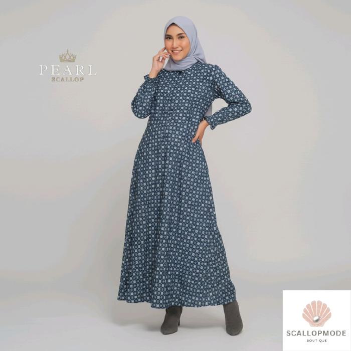 Sunshine Long Dress Gamis Batik