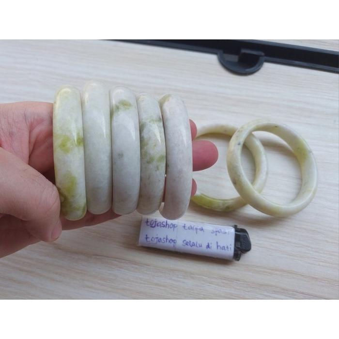 Gelang Bangle Batu Belimbing Asli Akik Alam