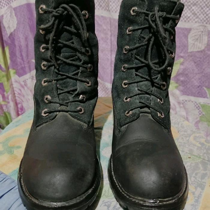 Sepatu Boots Timberland  Waterproof Full Black Winter