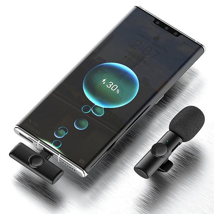 E60 Lapel Wireless Microphone Gaming MIC Sound Mixer Bluetooth