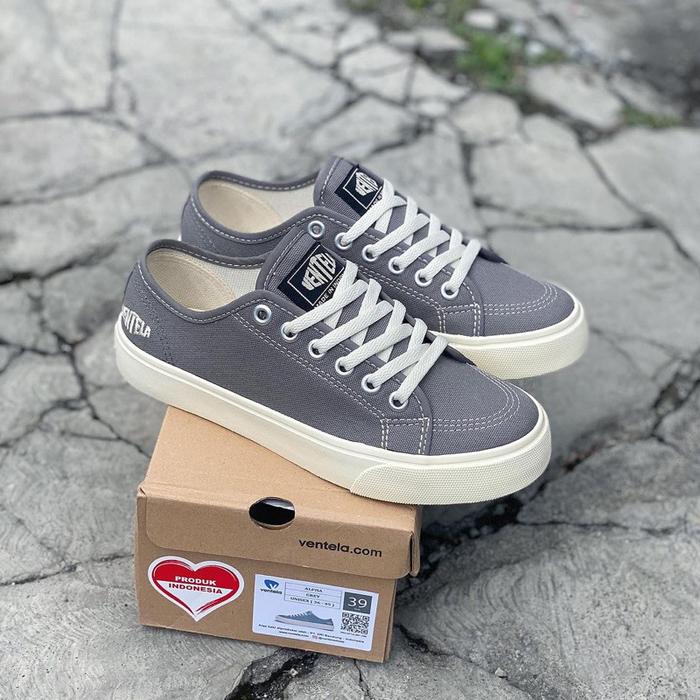 SEPATU VENTELA ALPHA ORINAL GREY LOW - SEPATU VENTELA ALPHA - VENTELA ALPHA - TERBARU - KEKINIAN BES