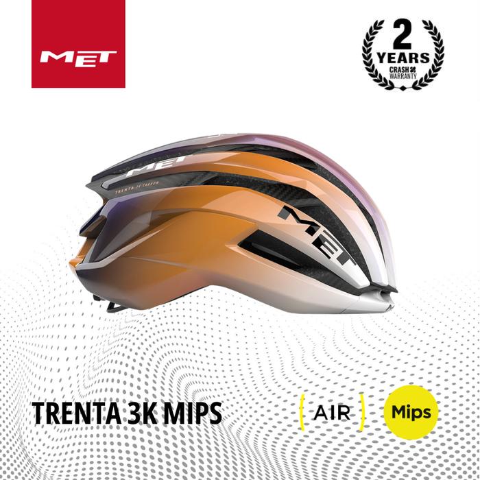 MET Helmet Trenta 3K Carbon MIPS UAE Team ADQ 2026 | Helm Sepeda Road Bike Original