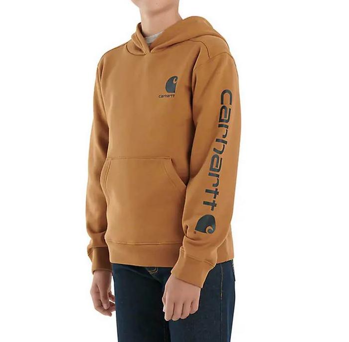 Hoodie Pria Carhartt Youth Graphic Hoodie Brown Original