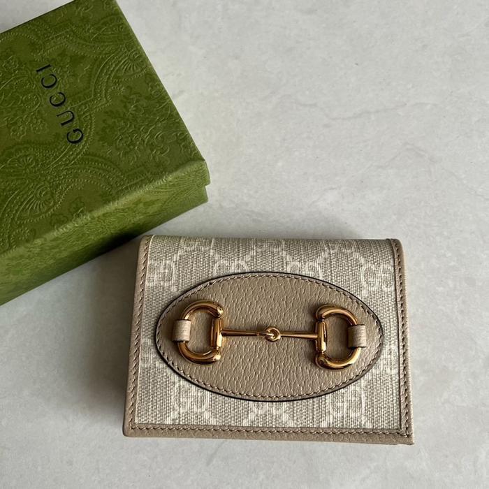 horsebit 1955 compact wallet woman