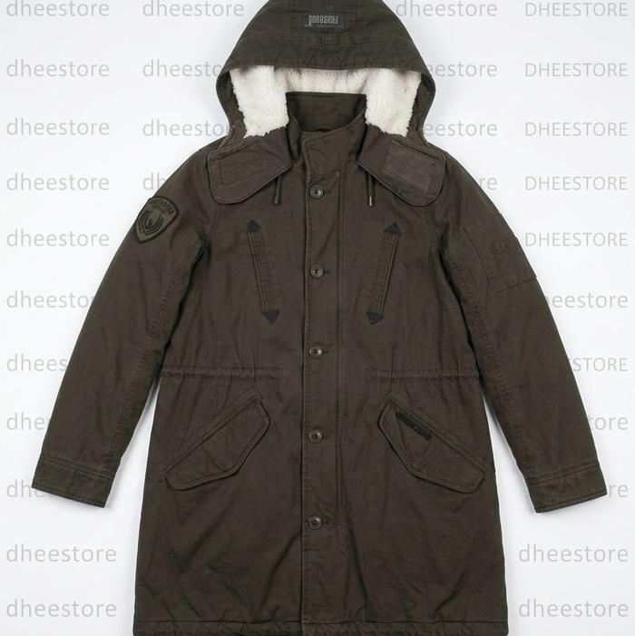 Buckaroo Jaket Vintage Pria Military Parka