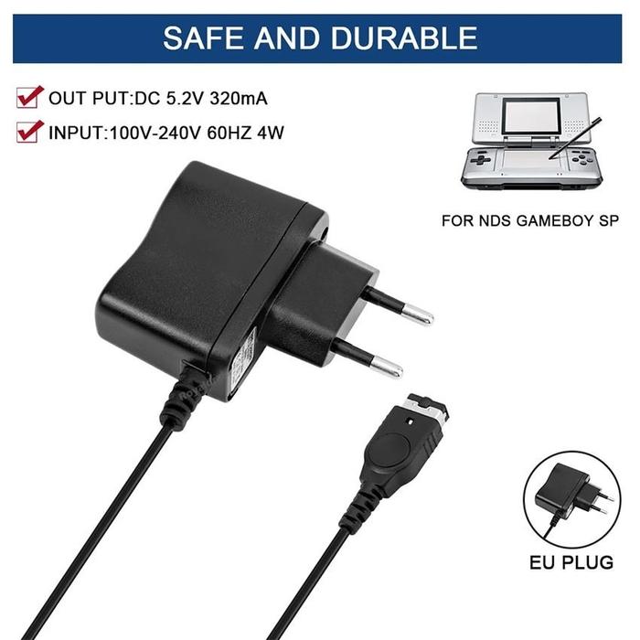 Charger for Nintendo GameBoy, GBA SP, NDS, DS Fat, Pengganti Kabel Pengisi Daya - Kabel USB Charger