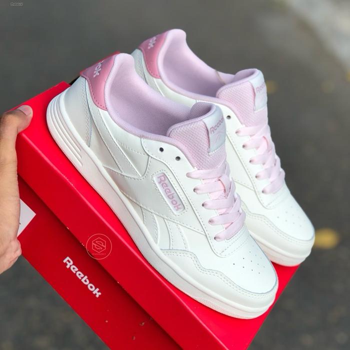 Sneakers Reebok Classic Club Court Advance Leather Women’s Chalk White Rose Pink Original
