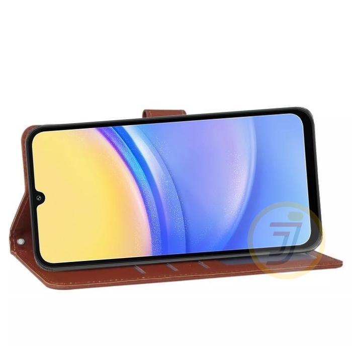 Flip Case Untuk Samsung Galaxy A15 4G | A15 5G Flip Case Kulit - Casing Dompet Case Wallet Leather F