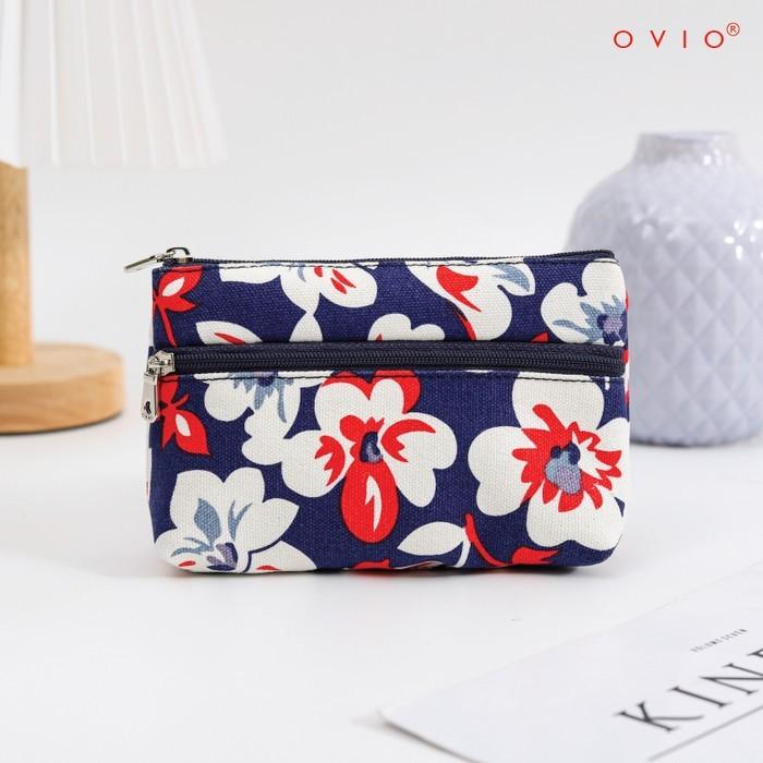 E➸G3 Ovio 8139 Canvas - Mini Pouch / Dompet Koin / Dompet Kosmetik Kecil V♪Nn