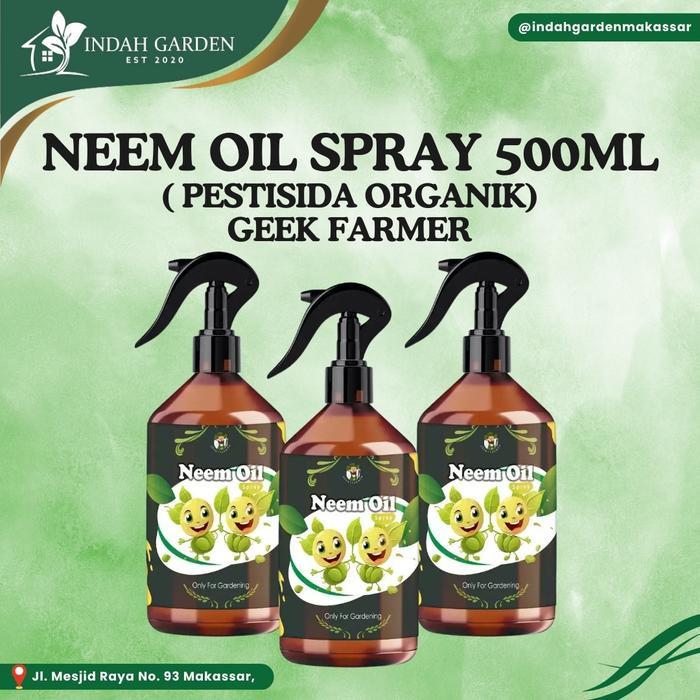 Geek Farmer - Neem Oil Spray 500ml – Pestisida Organik Nabati Anti Hama Tanaman
