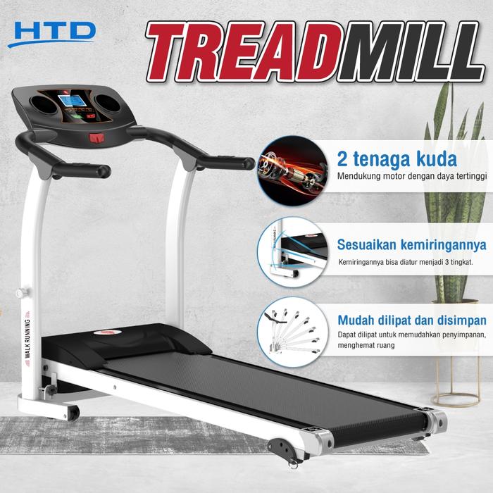 AJS- Treadmill Electric Lipat Treadmill Manual Multifungsi Alat Olahraga Lari Running Pad Walking Ca