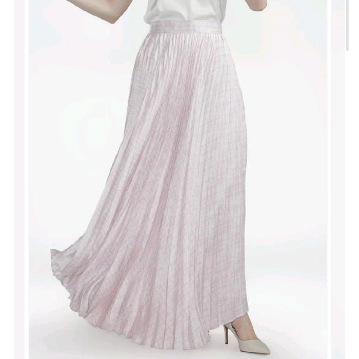 size L - New BJ Festive Finesse Pleated Skirt - Blush size L LP 80 PR 102 harga tag 1.275k