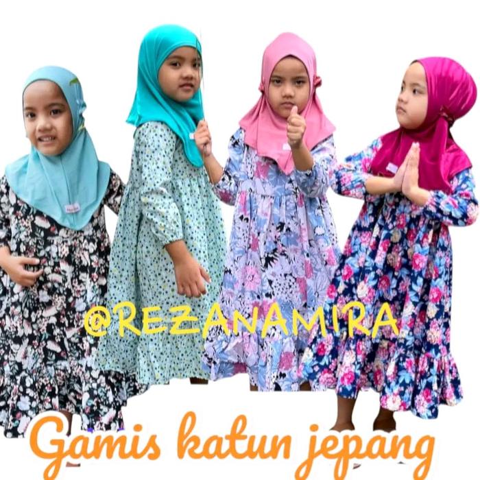 Gamis Katun Jepang Anak Rezanamira