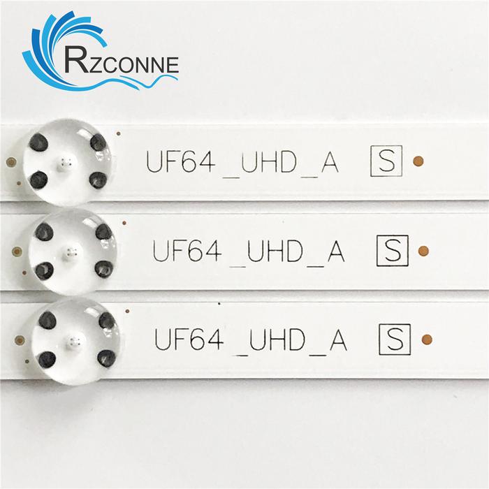 LED Backlight strip 8 lamp For LG Innotek Direct 43inch UHD 1Bar 24EA