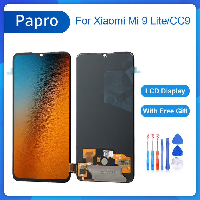 100% Test For Xiaomi Mi 9 Lite LCD Display For Xiaomi Mi CC9 LCD