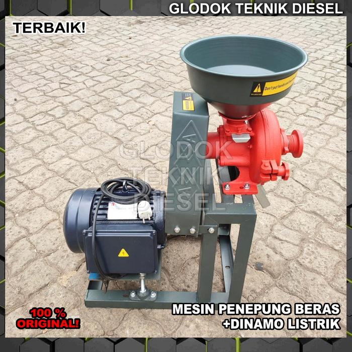 MESIN PENEPUNG BERAS JAGUNG KOPI / PENGGILING BERAS GABAH PADI REMPAH GANDUM TERBAIK
