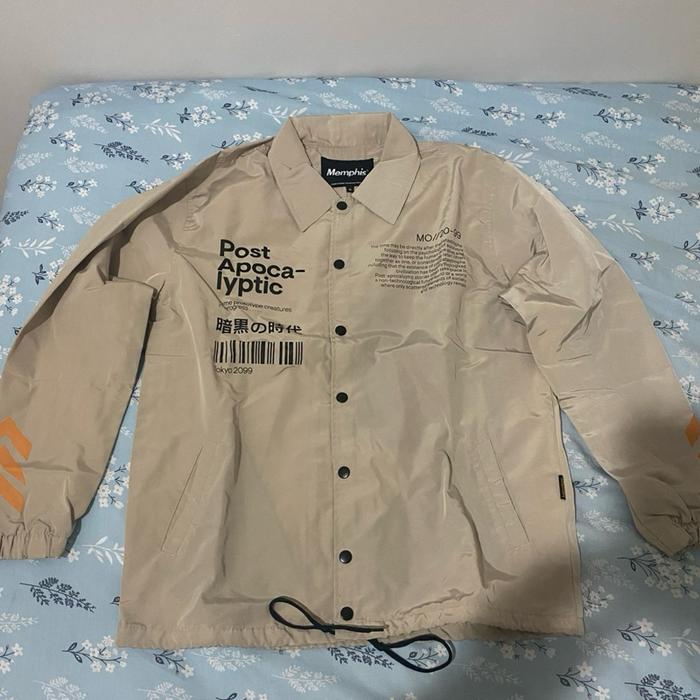 Coach Jacket Memphis Origins Light Brown Mulus size M