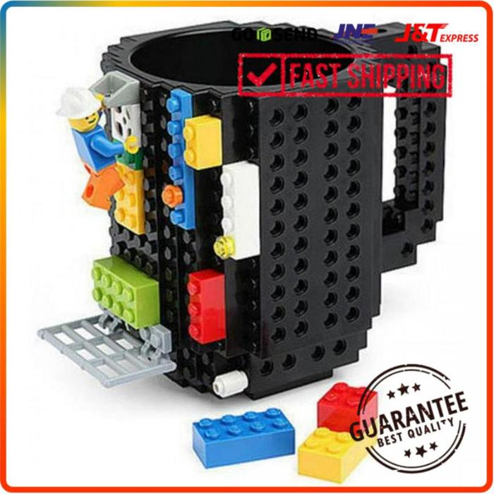 VKTECH Gelas Mug Lego Build-on Brick - 936SN