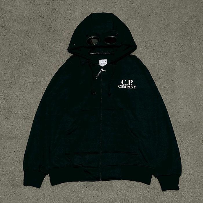 Jaket Hoodie CP Company Jaket Hoo Cp Company Unisex Pria Wanita Jaket Hoodie Best Seller Sweater Zip