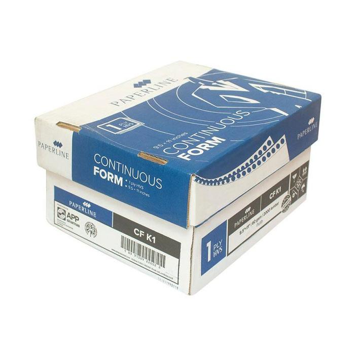 [ DUS ] Kertas Komputer Continuous Form 1 Ply 9,5 x 11 - Paperline CF K1 (Full) MURAH!