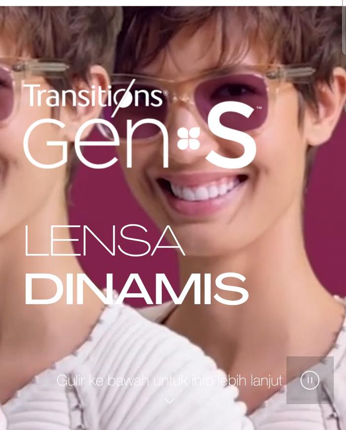 LENSA ESSILOR 1.5/1.59/1.6/1.67 TRANSITIONS GEN-S CRIZAL ROCK / BEAUTIFUL COLORS CRIZAL SAPPHIRE