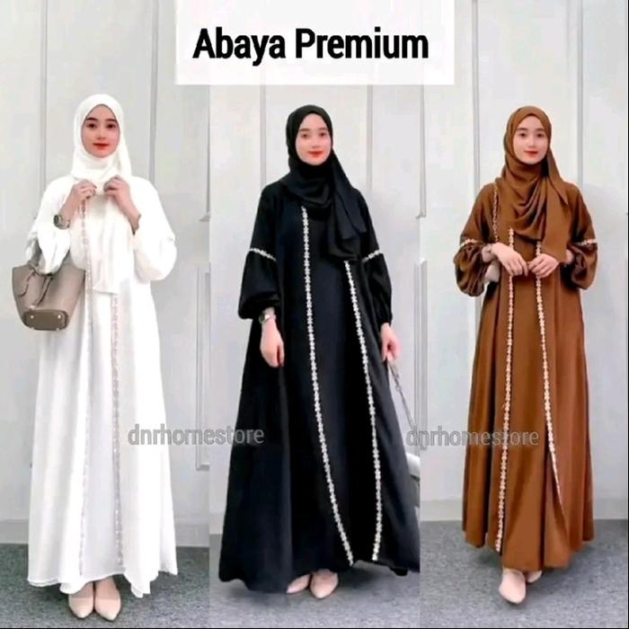 arabian abaya crincle premium
