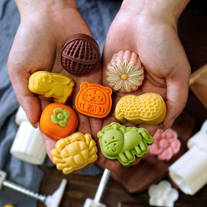 25g Plastic Mooncake Stamp Mooncake Mold Mooncake Tools