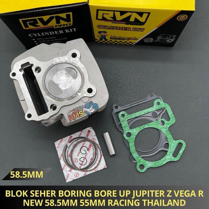 BLOK SEHER BORING BORE UP JUPITER Z VEGA 58,5MM 58 MM 55MM 55 MM RVN THAILAND