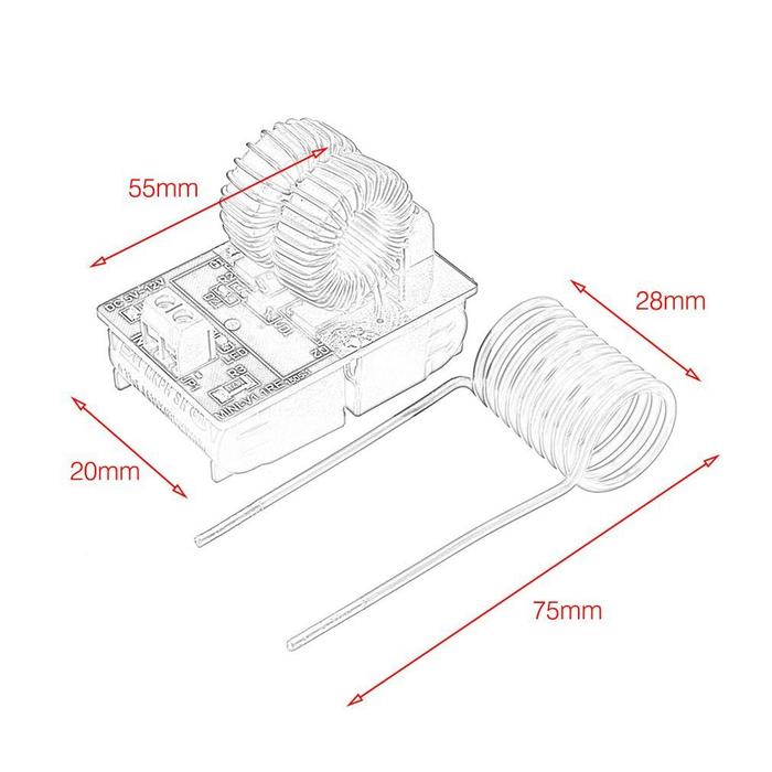 Professional ZVS Low Voltage Induction Heating Power Supply Module