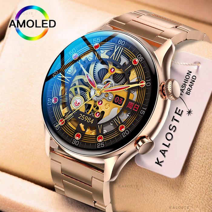 KALOSTE Smartwatch 2022 New AMOLED 390*390 HD Screen Always On